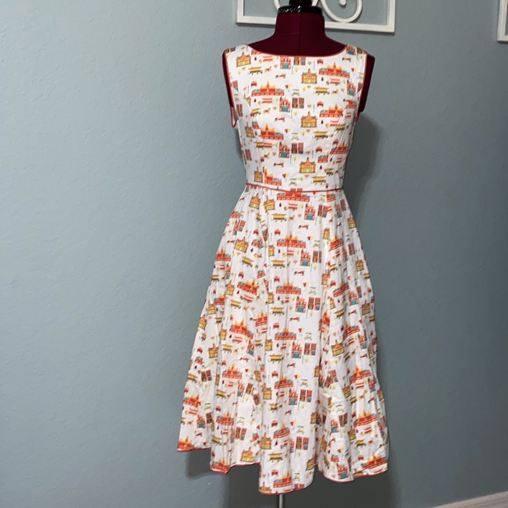 HTF Retired Disney Dress Shop Main Street Dress - Picture 4 of 15